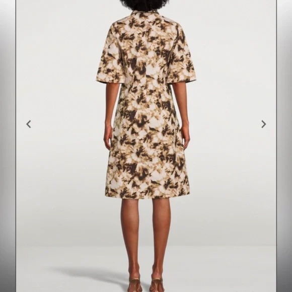 Samsoe Samsoe DEMI DRESS AOP CAMO CLAY size small - Picture 3 of 9